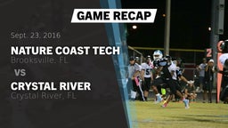 Recap: Nature Coast Tech  vs. Crystal River  2016