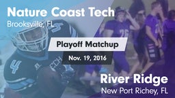 Matchup: Nature Coast Tech vs. River Ridge  2016