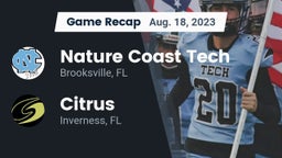 Recap: Nature Coast Tech  vs. Citrus  2023