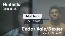 Matchup: Flinthills vs. Cedar Vale/Dexter  2016