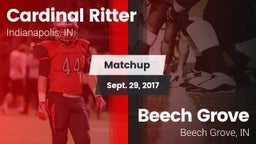 Matchup: Cardinal Ritter vs. Beech Grove  2017
