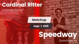 Matchup: Cardinal Ritter vs. Speedway  2018