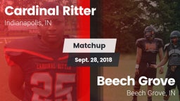 Matchup: Cardinal Ritter vs. Beech Grove  2018