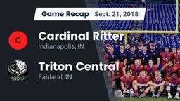 Recap: Cardinal Ritter  vs. Triton Central  2018