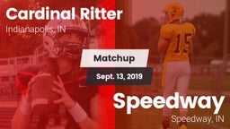 Matchup: Cardinal Ritter vs. Speedway  2019
