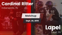 Matchup: Cardinal Ritter vs. Lapel  2019