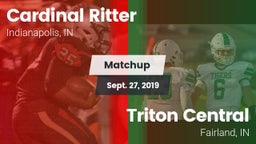 Matchup: Cardinal Ritter vs. Triton Central  2019