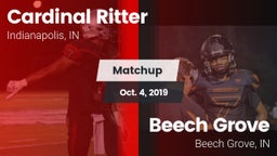 Matchup: Cardinal Ritter vs. Beech Grove  2019