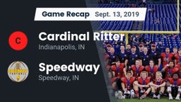 Recap: Cardinal Ritter  vs. Speedway  2019
