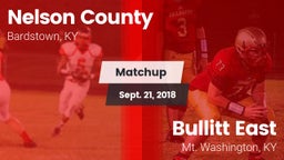 Matchup: Nelson County vs. Bullitt East  2018