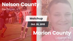 Matchup: Nelson County vs. Marion County  2018