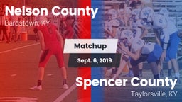 Matchup: Nelson County vs. Spencer County  2019