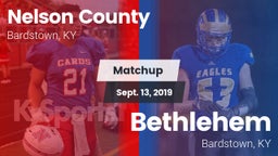 Matchup: Nelson County vs. Bethlehem  2019