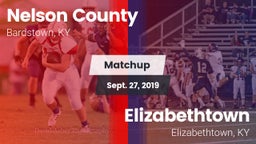 Matchup: Nelson County vs. Elizabethtown  2019