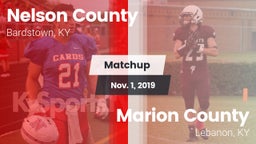Matchup: Nelson County vs. Marion County  2019