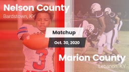 Matchup: Nelson County vs. Marion County  2020