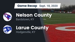 Recap: Nelson County  vs. Larue County  2020