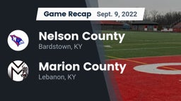 Recap: Nelson County  vs. Marion County  2022