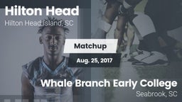 Matchup: Hilton Head vs. Whale Branch Early College  2017
