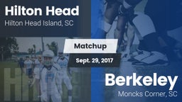 Matchup: Hilton Head vs. Berkeley  2017