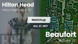 Matchup: Hilton Head vs. Beaufort  2017