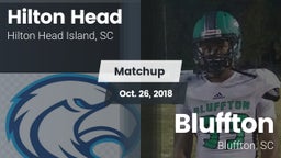 Matchup: Hilton Head vs. Bluffton  2018