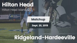 Matchup: Hilton Head vs. Ridgeland-Hardeeville 2019