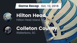 Recap: Hilton Head  vs. Colleton County  2018