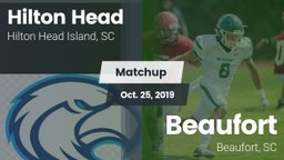 Matchup: Hilton Head vs. Beaufort  2019