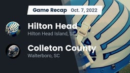 Recap: Hilton Head  vs. Colleton County  2022
