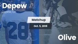 Matchup: Depew vs. Olive 2018