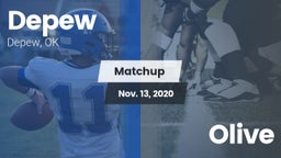 Matchup: Depew vs. Olive 2020