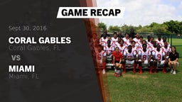 Recap: Coral Gables  vs. Miami  2016