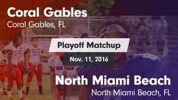 Matchup: Coral Gables vs. North Miami Beach  2016