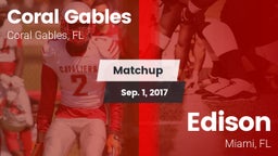 Matchup: Coral Gables vs. Edison  2017