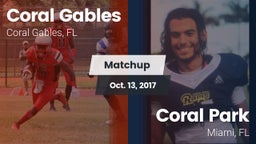 Matchup: Coral Gables vs. Coral Park  2017