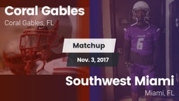 Matchup: Coral Gables vs. Southwest Miami  2017