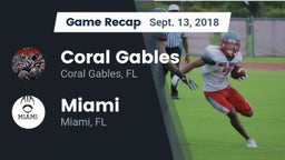 Recap: Coral Gables  vs. Miami  2018