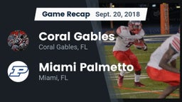 Recap: Coral Gables  vs. Miami Palmetto  2018