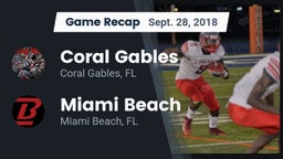 Recap: Coral Gables  vs. Miami Beach  2018