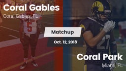 Matchup: Coral Gables vs. Coral Park  2018
