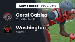 Recap: Coral Gables  vs. Washington  2018