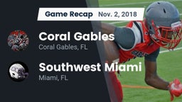 Recap: Coral Gables  vs. Southwest Miami  2018