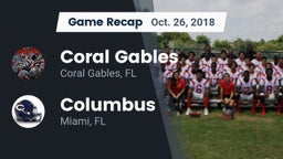 Recap: Coral Gables  vs. Columbus  2018