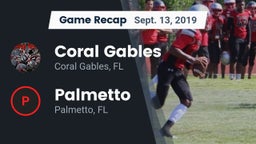 Recap: Coral Gables  vs. Palmetto  2019