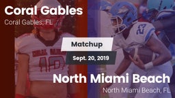 Matchup: Coral Gables vs. North Miami Beach  2019