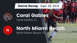 Recap: Coral Gables  vs. North Miami Beach  2019