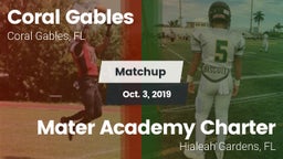 Matchup: Coral Gables vs. Mater Academy Charter  2019