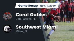 Recap: Coral Gables  vs. Southwest Miami  2019