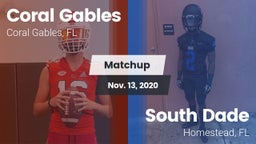 Matchup: Coral Gables vs. South Dade  2020